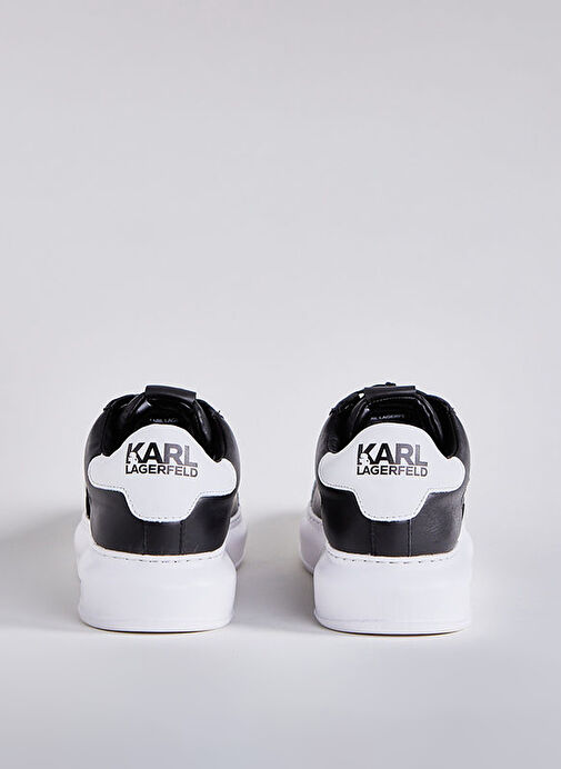 KARL LAGERFELD Siyah Erkek Deri Sneaker KL52530 - Görsel 6