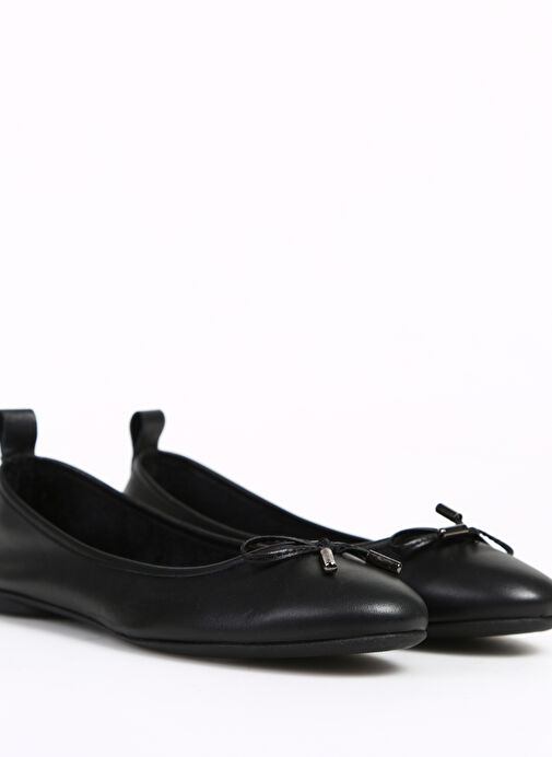 Divarese Siyah Kadın Deri Babet 5026320 - Görsel 6