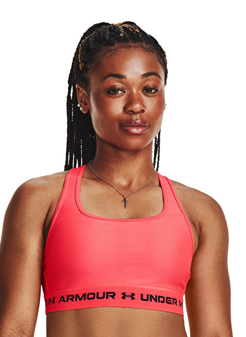 Under Armour Pembe Kadın Sporcu Sütyeni 1361034-629 Crossback Mid Bra