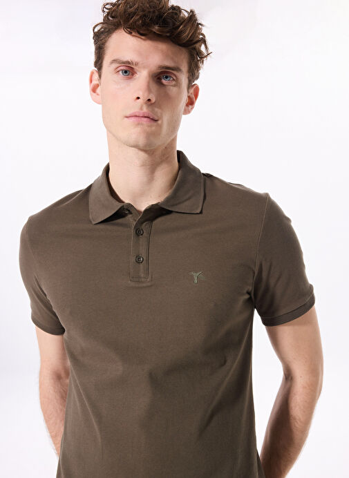 Fabrika Açık Yeşil Erkek Regular Fit Polo T-Shirt Legolas Y