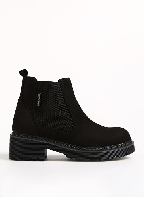 Bulldozer Siyah Kadın Deri Topuklu Bot BUL-240510 - Görsel 2