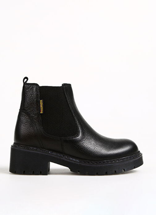 Bulldozer Siyah Kadın Deri Topuklu Bot BUL-240510 - Görsel 2