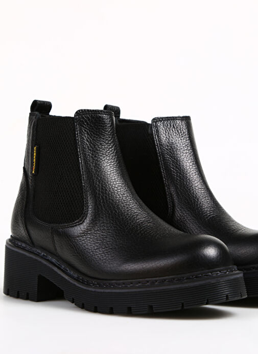 Bulldozer Siyah Kadın Deri Topuklu Bot BUL-240510 - Görsel 6