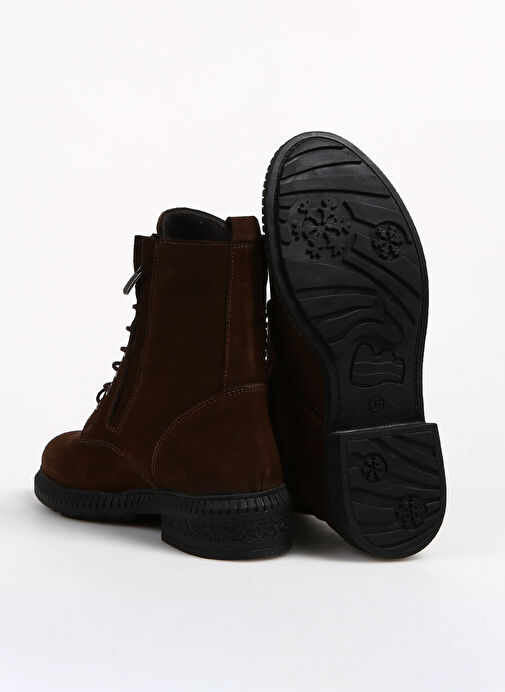 Bulldozer Deri Kahve Kadın Bot BUL-240625 - Görsel 5