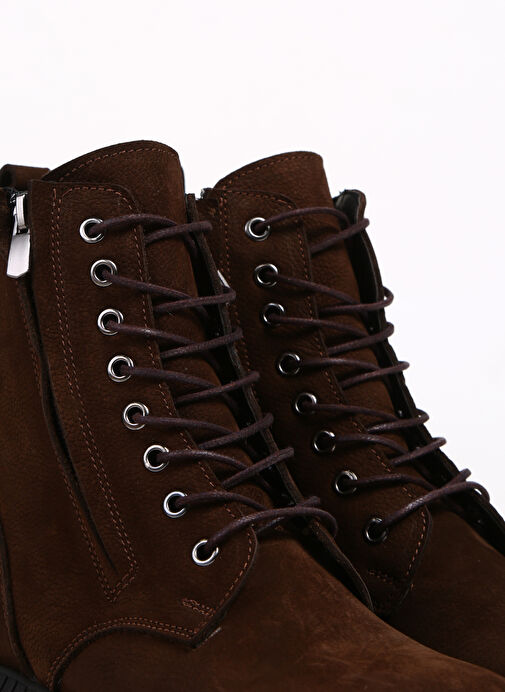 Bulldozer Deri Kahve Kadın Bot BUL-240625 - Görsel 6