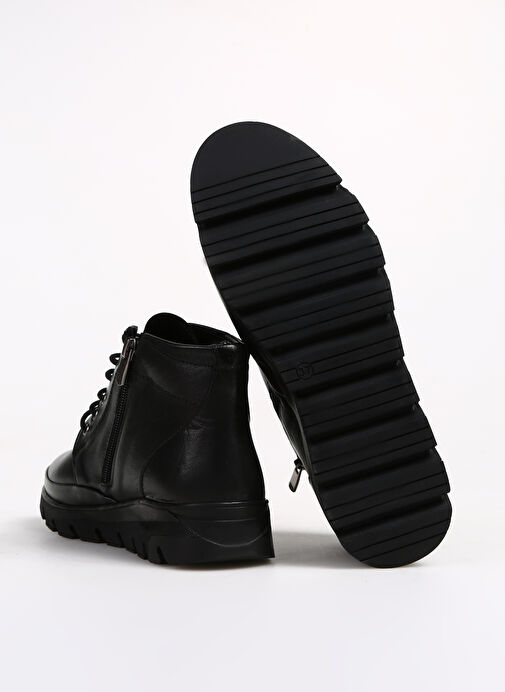 Bulldozer Siyah Kadın Deri Bot BUL-240714 - Görsel 5