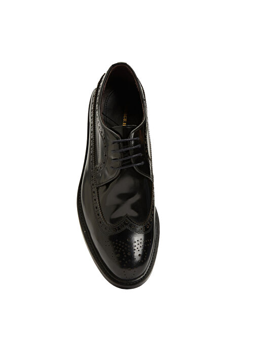 George Hogg Siyah Erkek Deri Klasik Ayakkabı 8697-1 - Görsel 5