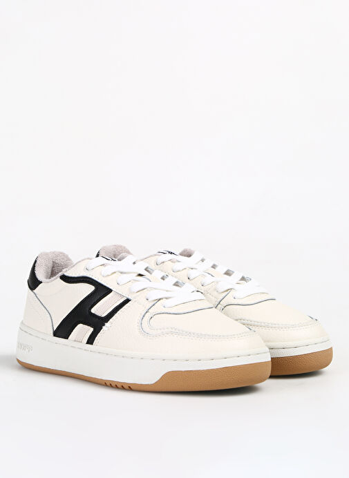 Hoff Beyaz-Siyah Erkek Deri Sneaker 22309601 - Görsel 3