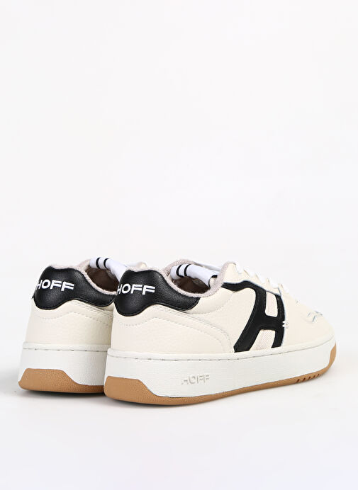 Hoff Beyaz-Siyah Erkek Deri Sneaker 22309601 - Görsel 4