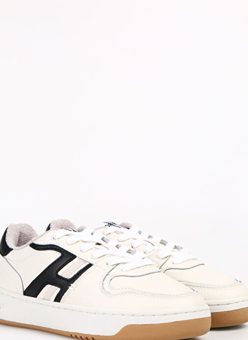Hoff Beyaz-Siyah Erkek Deri Sneaker 22309601 - Görsel 6