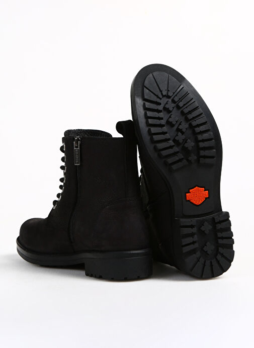 Harley Davidson Siyah Erkek Nubuk Bot ALANZA - Görsel 5