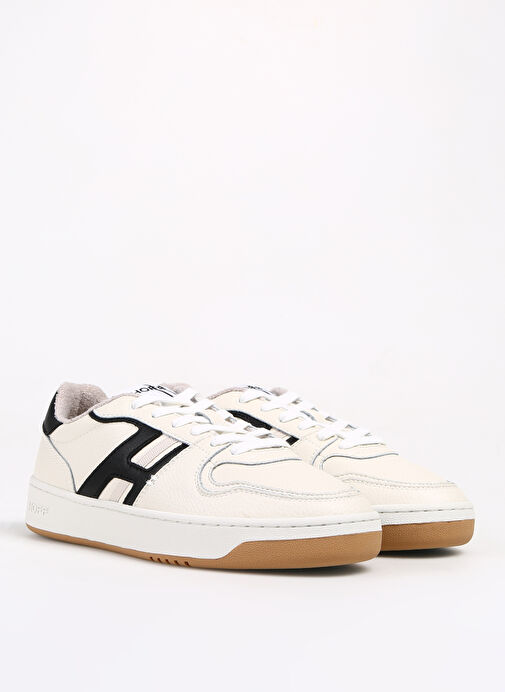 Hoff Beyaz-Siyah Kadın Deri Sneaker 22209005 - Görsel 3