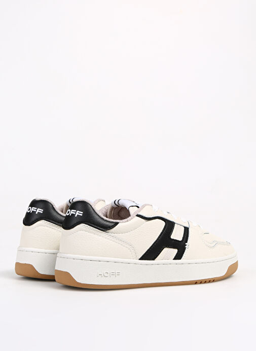 Hoff Beyaz-Siyah Kadın Deri Sneaker 22209005 - Görsel 4