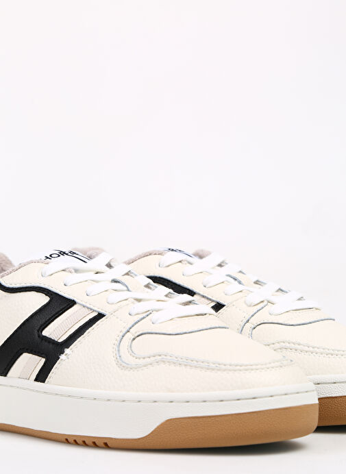 Hoff Beyaz-Siyah Kadın Deri Sneaker 22209005 - Görsel 6