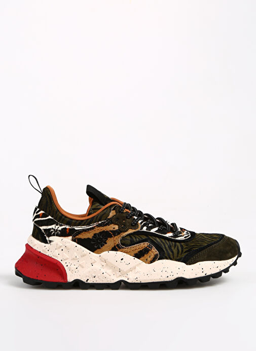 Flower Mountain Çok Renkli Kadın Deri Sneaker 2017819-03-1F66 - Görsel 2