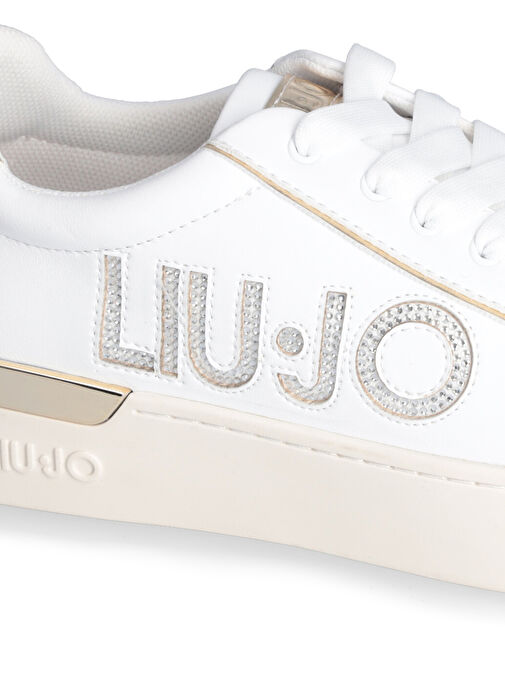 Liu Jo Beyaz Kadın Deri Sneaker SILVIA 65 - Görsel 6