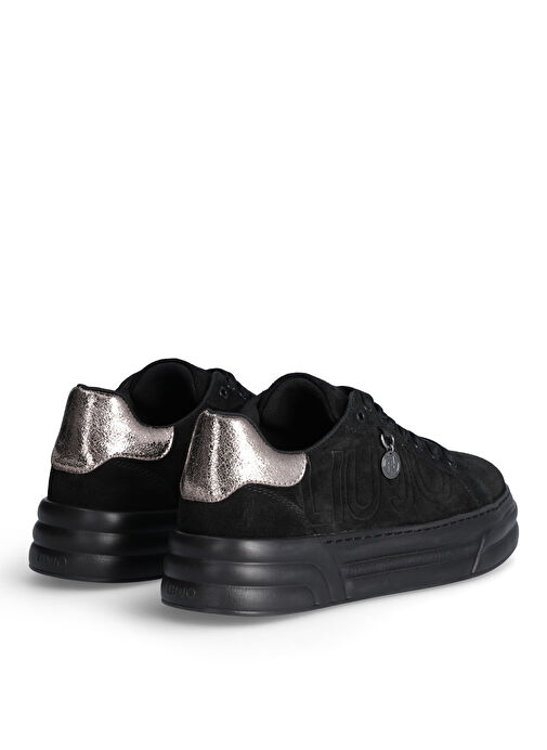 Liu Jo Siyah Kadın Süet Sneaker CLEO 09 - Görsel 4
