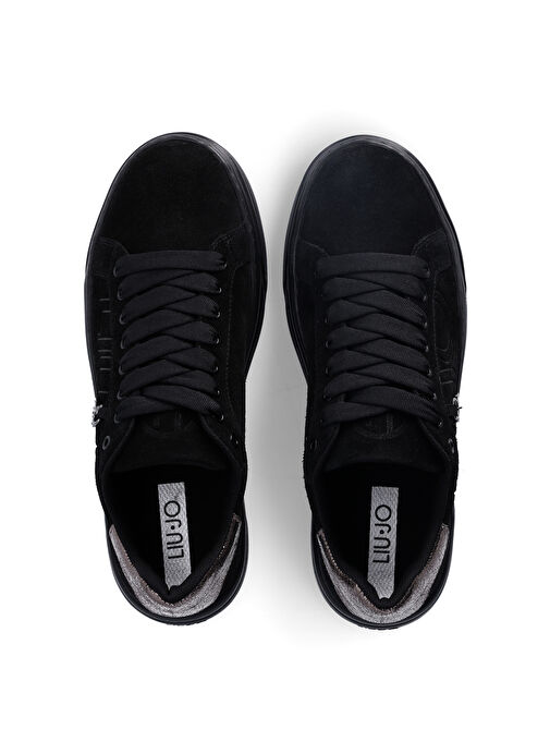 Liu Jo Siyah Kadın Süet Sneaker CLEO 09 - Görsel 5