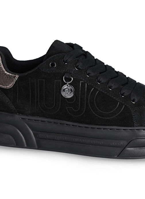 Liu Jo Siyah Kadın Süet Sneaker CLEO 09 - Görsel 6