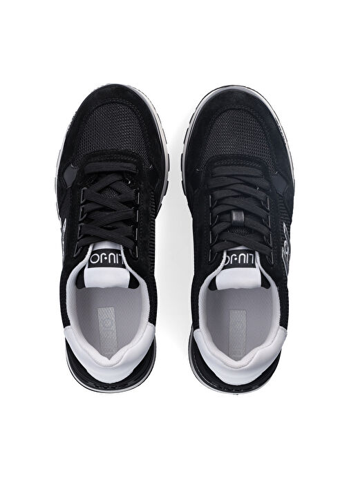 Liu Jo Siyah-Beyaz Kadın Süet Sneaker AMAZING 16 - Görsel 5
