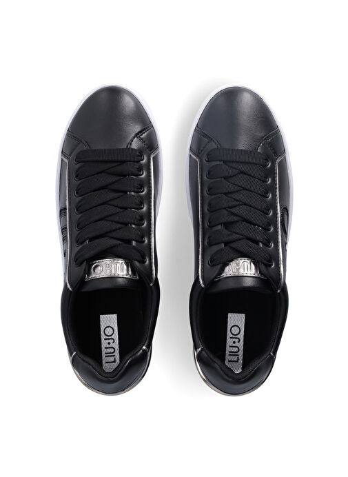 Liu Jo Siyah Kadın Deri Sneaker SILVIA 65 - Görsel 5