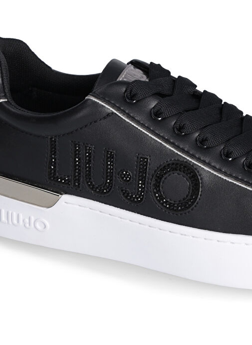 Liu Jo Siyah Kadın Deri Sneaker SILVIA 65 - Görsel 6