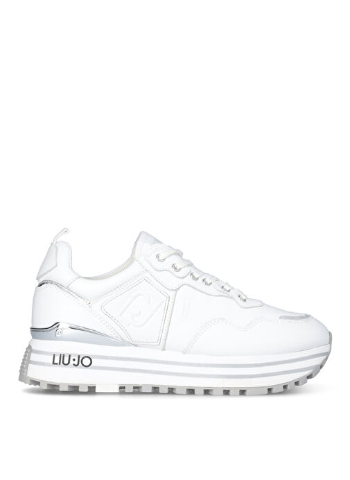 Liu Jo Beyaz Kadın Deri Sneaker LIUJO MAXI WONDER 01 - Görsel 2