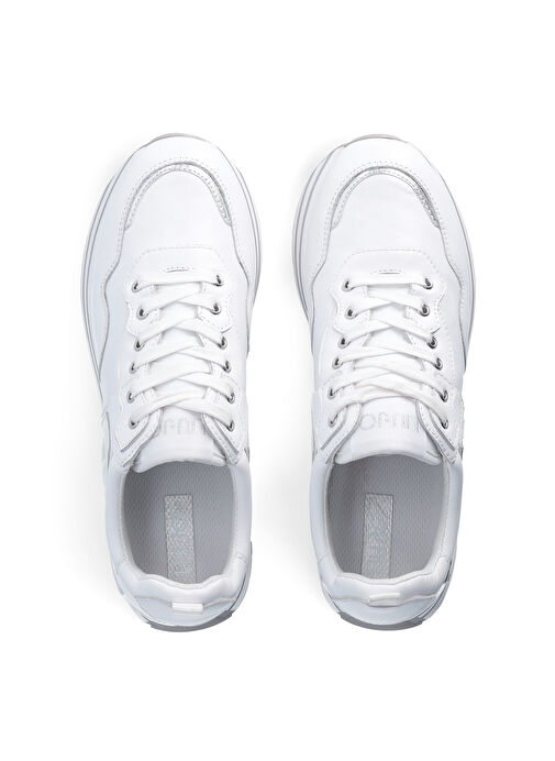 Liu Jo Beyaz Kadın Deri Sneaker LIUJO MAXI WONDER 01 - Görsel 5