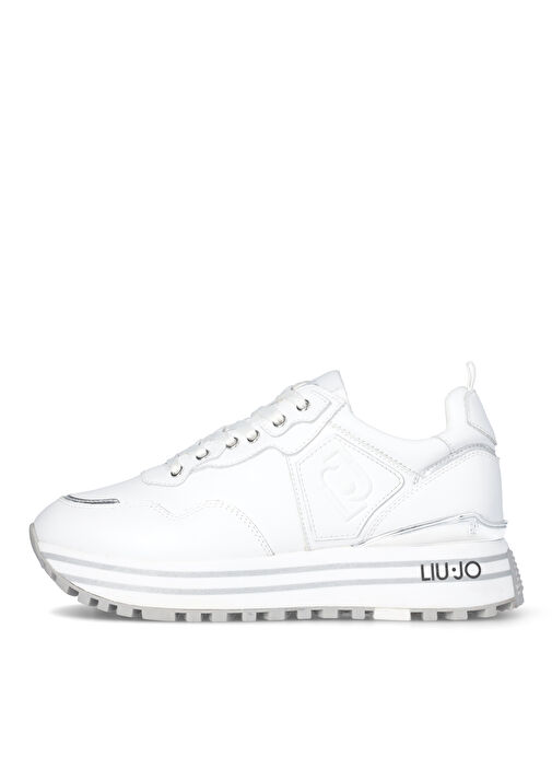 Liu Jo Beyaz Kadın Deri Sneaker LIUJO MAXI WONDER 01 - Görsel 7
