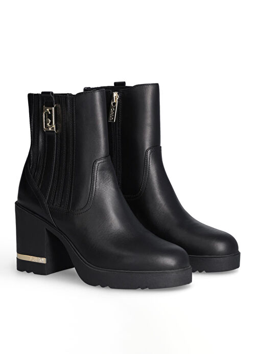 Liu Jo Siyah Kadın Deri Topuklu Bot GLORIA 24 - Görsel 3