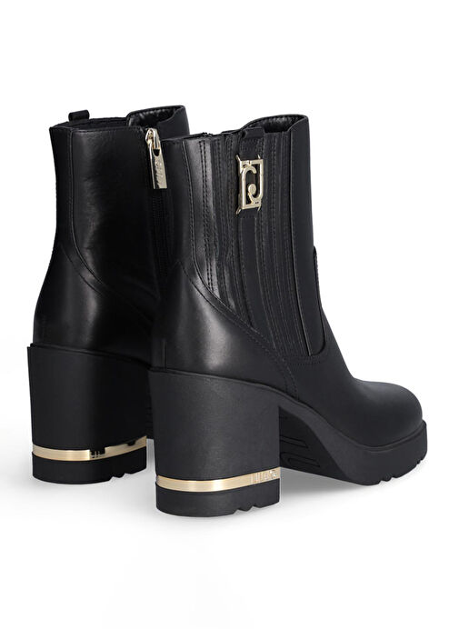 Liu Jo Siyah Kadın Deri Topuklu Bot GLORIA 24 - Görsel 4