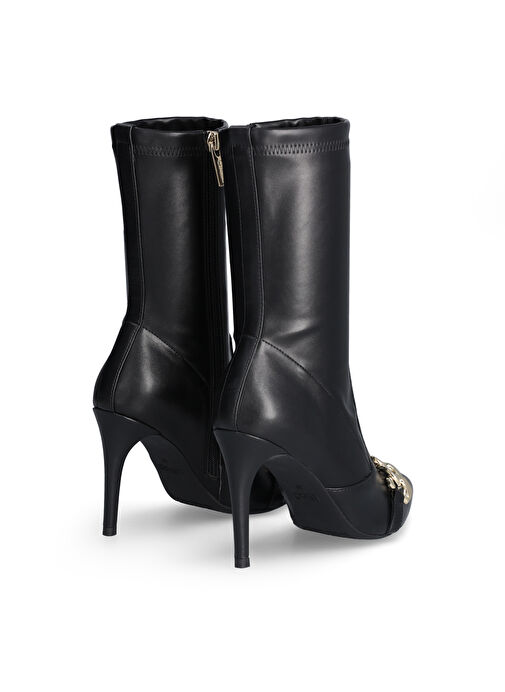 Liu Jo Siyah Kadın Deri Topuklu Bot VICKIE 137 - Görsel 4