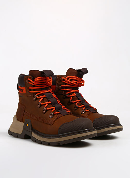 Caterpillar Kahverengi-Turuncu Erkek Deri Bot COLORADO EXPEDITION WP - Görsel 3