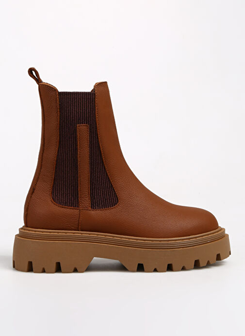 Manijero Taba Kadın Deri Bot Justina - Görsel 2