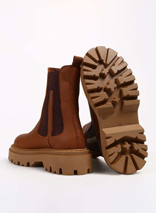 Manijero Taba Kadın Deri Bot Justina - Görsel 5