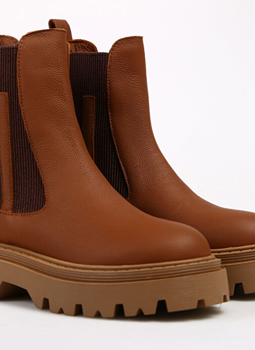 Manijero Taba Kadın Deri Bot Justina - Görsel 6