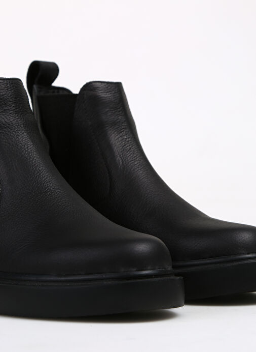 Manijero Siyah Kadın Deri Bot Paola - Görsel 2