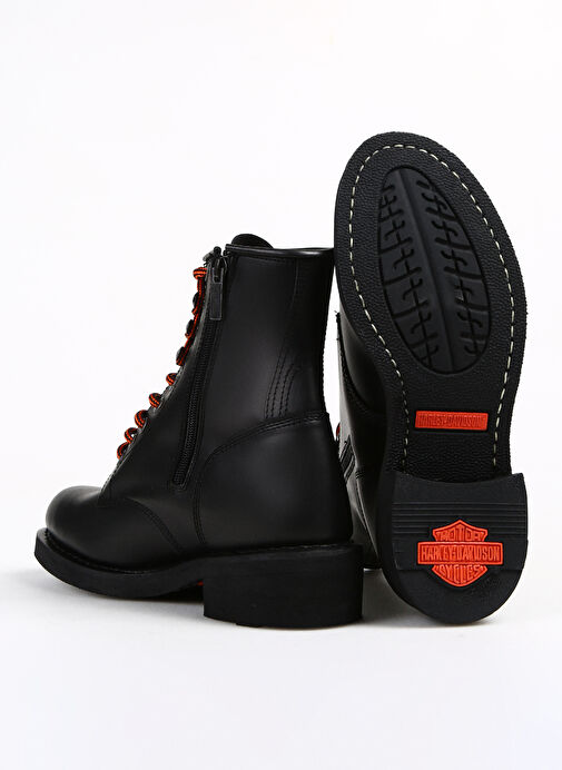 Harley Davidson Siyah Erkek Deri Bot IRON NEW - Görsel 5