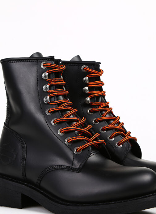 Harley Davidson Siyah Erkek Deri Bot IRON NEW - Görsel 6