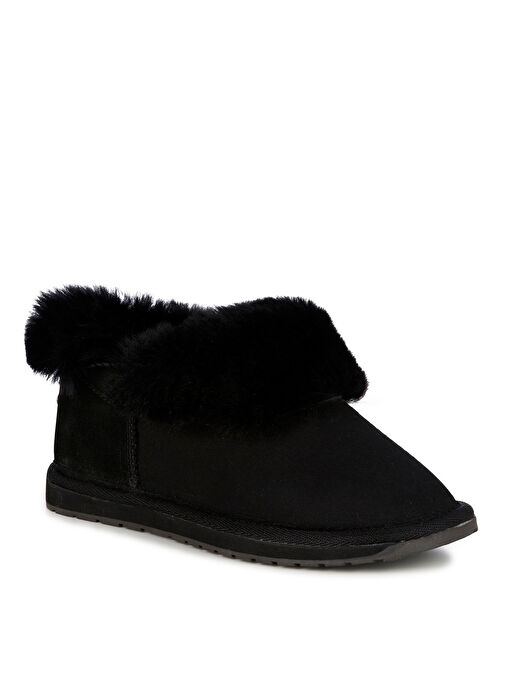 Emu Siyah Kadın Deri Bot PLATİNUM MİNTARO - Görsel 3