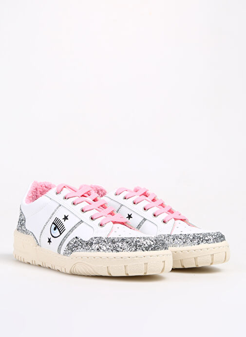 Chiara Ferragni Çok Renkli Kadın Deri Sneaker CF3206_262 - Görsel 3