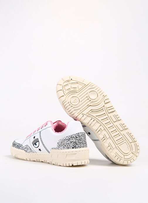 Chiara Ferragni Çok Renkli Kadın Deri Sneaker CF3206_262 - Görsel 5