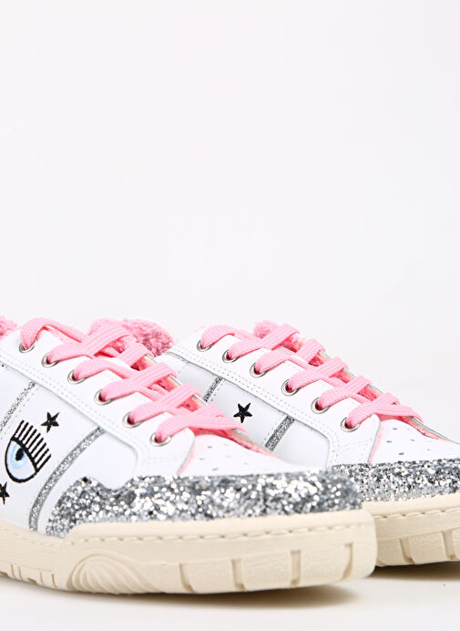 Chiara Ferragni Çok Renkli Kadın Deri Sneaker CF3206_262 - Görsel 6