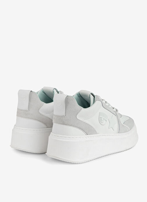 Chiara Ferragni Beyaz-Gri Kadın Sneaker CF3218_031 - Görsel 3