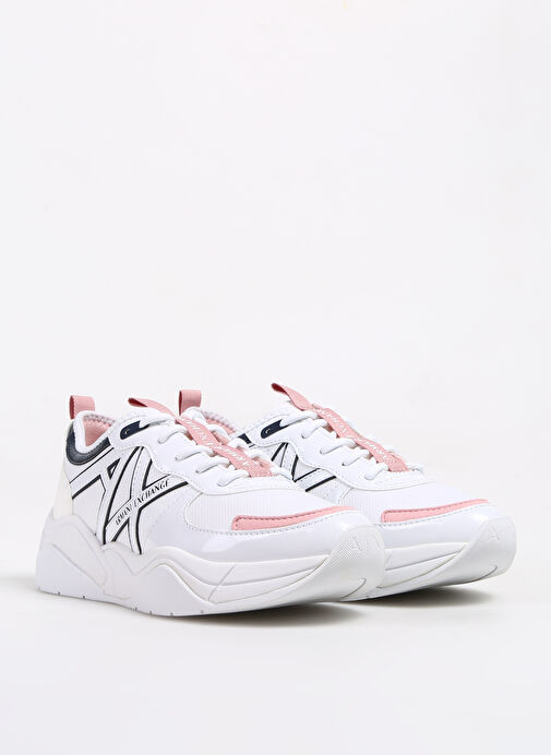Armani Exchange Beyaz-Pembe Kadın Sneaker XDX039XV311S939 - Görsel 3