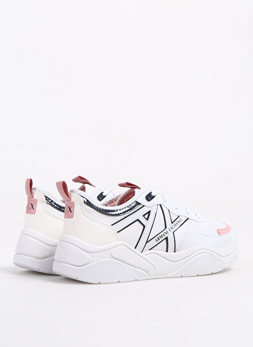 Armani Exchange Beyaz-Pembe Kadın Sneaker XDX039XV311S939 - Görsel 4