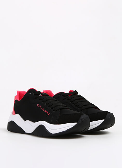 Armani Exchange Siyah-Pembe Kadın Sneaker XDX140XV736S944 - Görsel 3