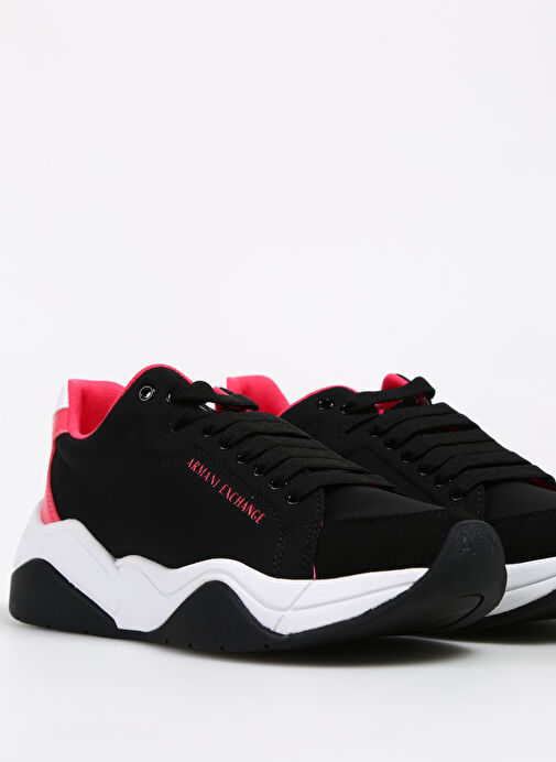 Armani Exchange Siyah-Pembe Kadın Sneaker XDX140XV736S944 - Görsel 6
