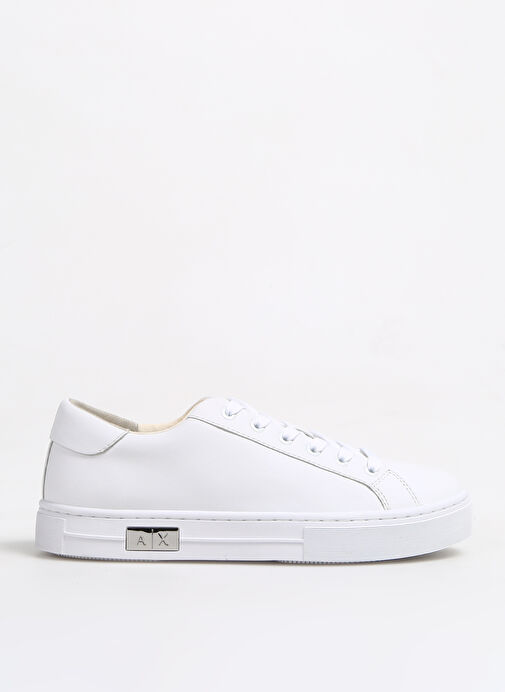Armani Exchange Beyaz Kadın Deri Sneaker XDX027XCC14A222 - Görsel 2