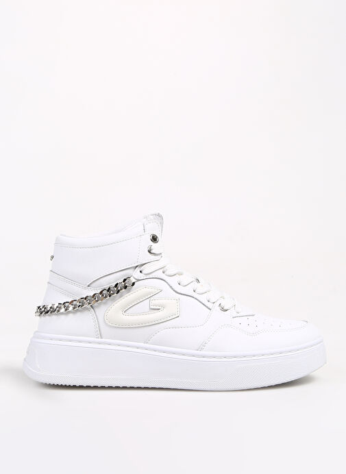 Alberto Guardiani Beyaz Kadın Deri Sneaker NEW ERA 0157 - Görsel 2